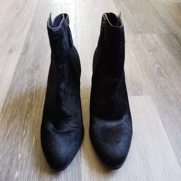 Cole Haan Shoes - Cole Haan Black Hair /Suede Zandra Booties